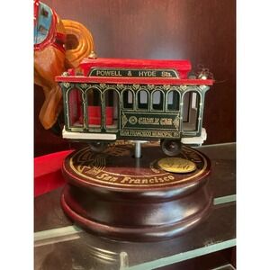 San Francisco Music Co Powell & Hyde Trolley Car Music Box
